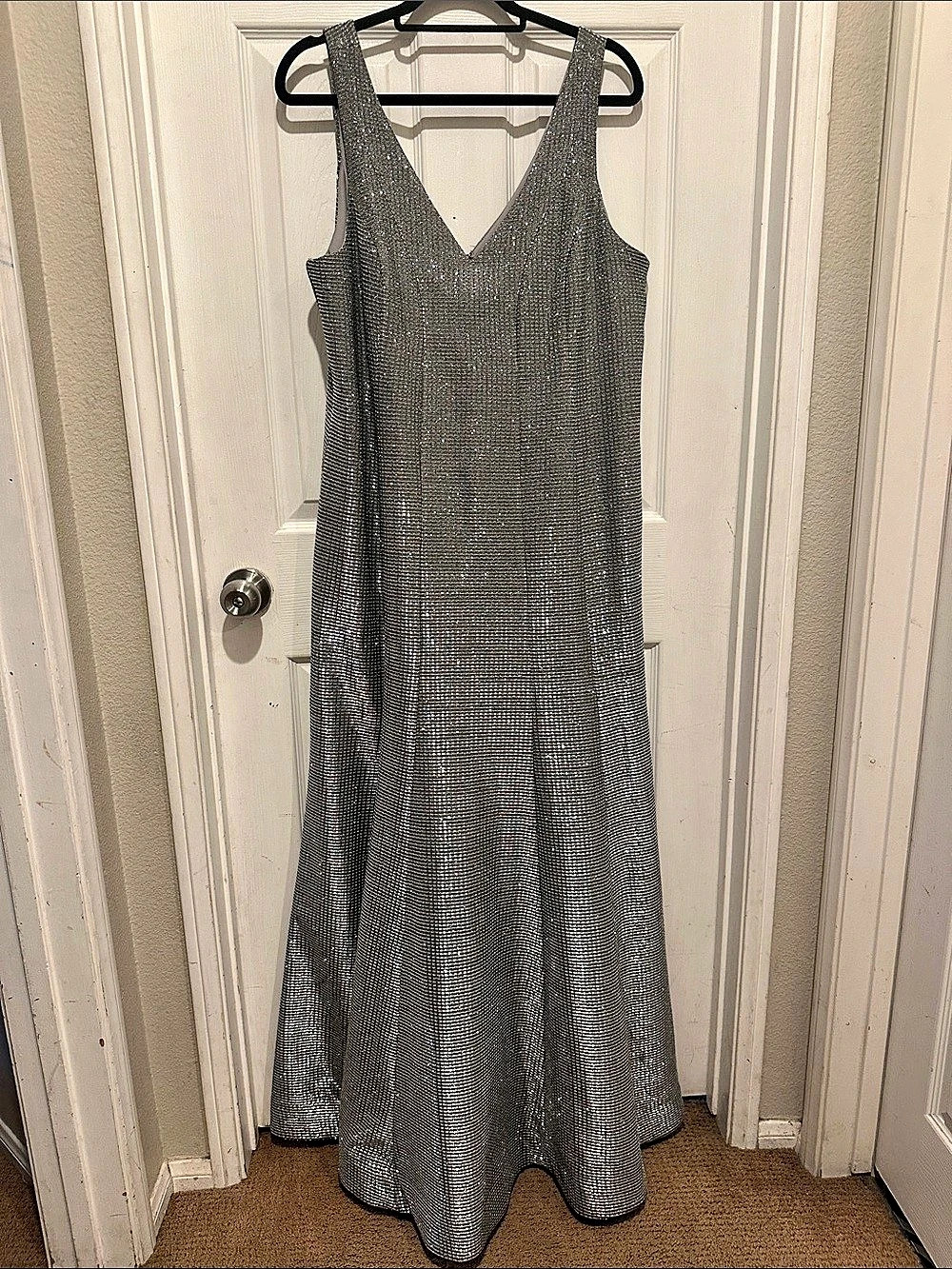 Silver Maxi Dress